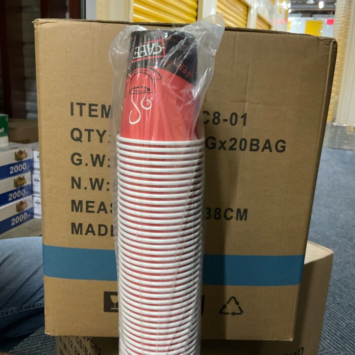 8oz Paper cup (1000) - Image 1